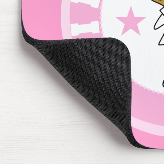 Meisje dat ik Tennis Mousepad speel Muismat (Hoek)