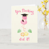 Meisje dat je aan het flikken was, deed het Afstud Kaart (Gele Bloem)