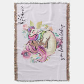  meisje DAT JE VANDAAG NAUWKEURIG ZIET Deken (Voorkant Verticaal)