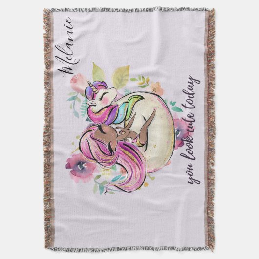  meisje DAT JE VANDAAG NAUWKEURIG ZIET Deken (Voorkant Verticaal)