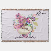  meisje DAT JE VANDAAG NAUWKEURIG ZIET Deken (Voorkant)