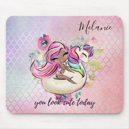  meisje DAT JE VANDAAG NAUWKEURIG ZIET Muismat (Voorkant)