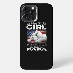 Meisje dat mijn hart stoelt, noemt ze me Papa iPhone 13 Pro Max Hoesje