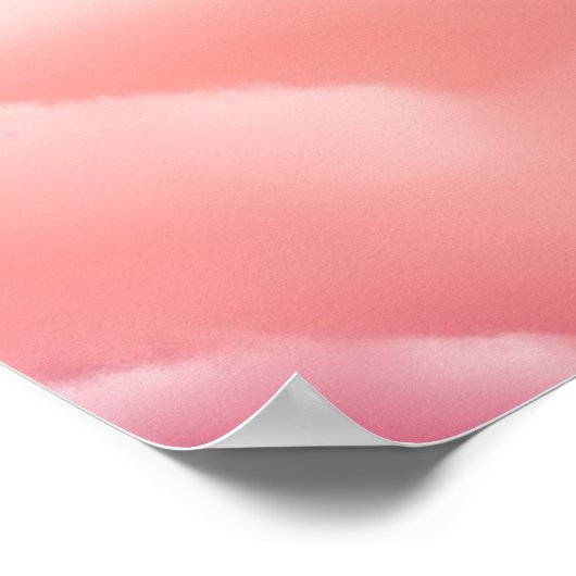  meisje dat naar muziek luistert poster (Hoek)