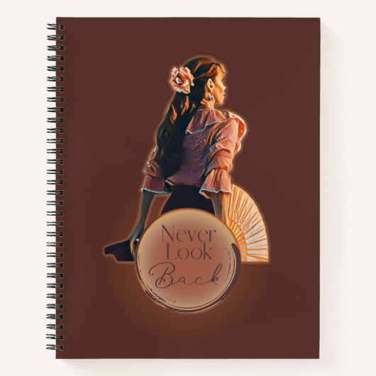 Meisje dat nooit terugkijkt notitieboek (Voorkant)