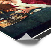 Meisje dat oesters eet, Oestereetstertje van Jan S Poster (Hoek)