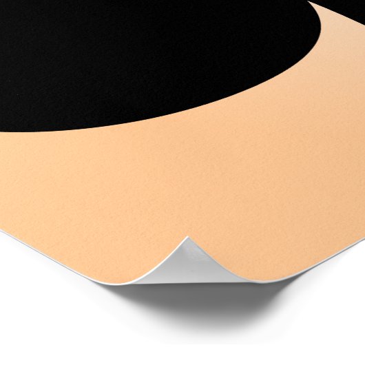 Meisje dat op de schoppenwijk zit poster (Hoek)