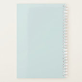 Meisje dat op een tapmolen draait planner (Achterkant)