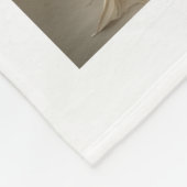 Meisje dat puppy knuffeldeken fleece deken (Hoek)