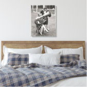 Meisje dat tuba speelt, 1928 canvas afdruk (Insitu (Slaapkamer))