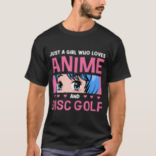 Meisje dat van Anime houdt en Golf Anime Lover T-shirt