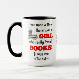 Meisje dat van boeken hield mok