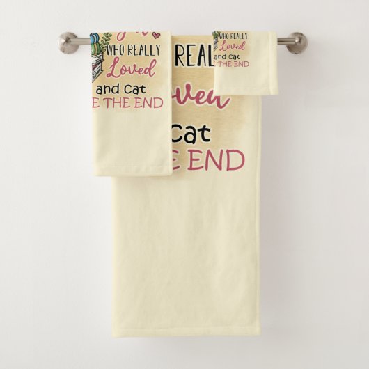 Meisje dat van boeken houdt bad handdoek (Insitu)