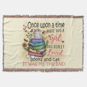 Meisje dat van boeken houdt deken