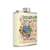 Meisje dat van boeken houdt heupfles (Rechts)