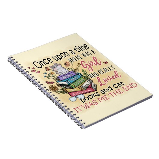 Meisje dat van boeken houdt notitieboek (Rechterzijde)