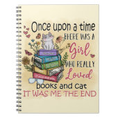 Meisje dat van boeken houdt notitieboek (Voorkant)