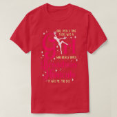 Meisje dat van Broadway Musicals theater houdt act T-shirt (Design voorkant)