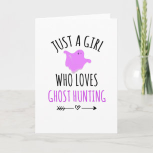 Meisje dat van Ghost Hunter Girls houdt Kaart