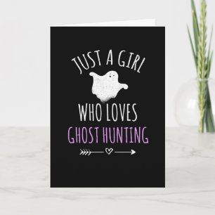 Meisje dat van Ghost Hunter Girls houdt Kaart