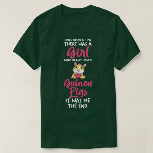 Meisje dat van Guinee houdt T-shirt (Design voorkant)