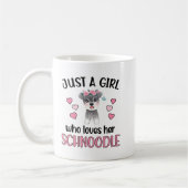 Meisje dat van haar Schnole mama houdt 579 Koffiemok (Links)