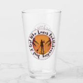 Meisje dat van Peddelplanken houdt Glas (Voorkant)