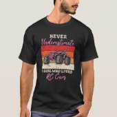 Meisje dat van RC Cars afstandsbediening racebbel  T-shirt (Voorkant)