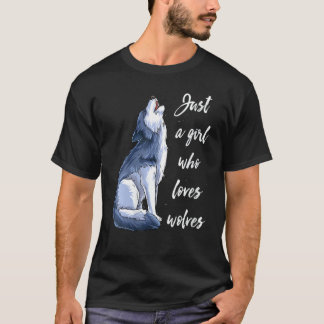 Meisje dat van Wolven houdt 4 T-shirt