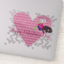 Meisje dat verliefd is