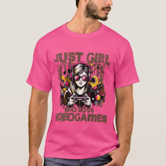 meisje dat videogames speelt jongen meisje t-shirt