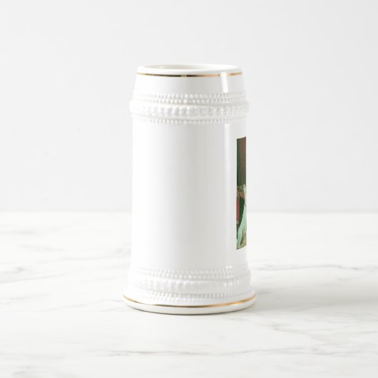 Meisje dat viool speelt bierpul (Center)