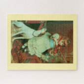 Meisje dat viool speelt legpuzzel (Horizontaal)