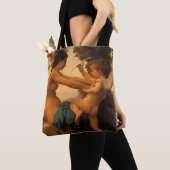 Meisje dat zich verdedigt tegen Cupido door Bougue Tote Bag (Dichtbij)