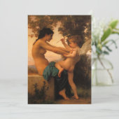 Meisje dat zichzelf verdedigt tegen Cupid door Bou (Staand voorkant)