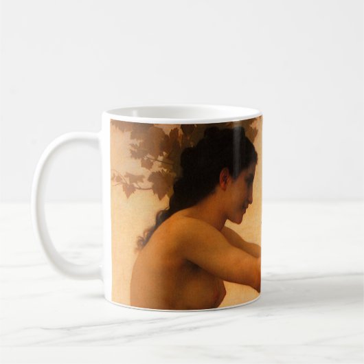 Meisje dat zichzelf verdedigt tegen Cupid door Bou Koffiemok (Links)