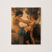 Meisje dat zichzelf verdedigt tegen Cupid door Bou Legpuzzel (Verticaal)