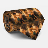 Meisje dat zichzelf verdedigt tegen Cupid door Bou Stropdas (Opgerold)