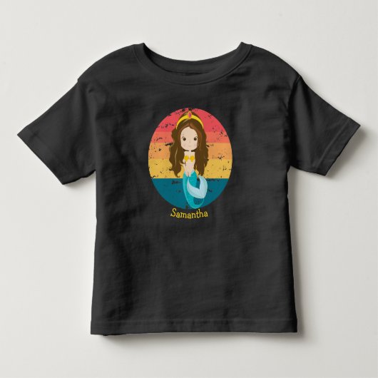 Meisje De Kleine Zeemeermin T-shirt (Voorkant)