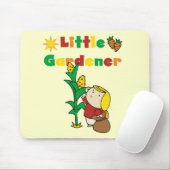Meisje de T-shirts en de Giften van Weinig Tuinman Muismat (Met muis)