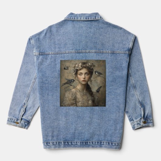 meisje  denim jacket (Achterkant)
