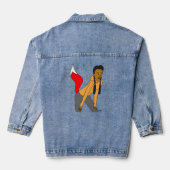 meisje denim jacket (Achterkant)