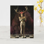 Meisje Dertien Kaart (Gele Bloem)