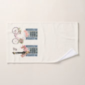 Meisje Designer Tas Purse Hond Honden kunst print Handdoek (Handdoek)