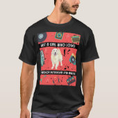 Meisje die houdt van labrador retriever labrador r t-shirt (Voorkant)