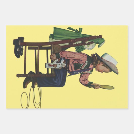  meisje die op Mirror lijkt. Ze is zo groot. Inpakpapier Vel (Voorkant)