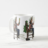  meisje die op Mirror lijkt. Ze is zo groot. Koffiemok (Voorkant links)