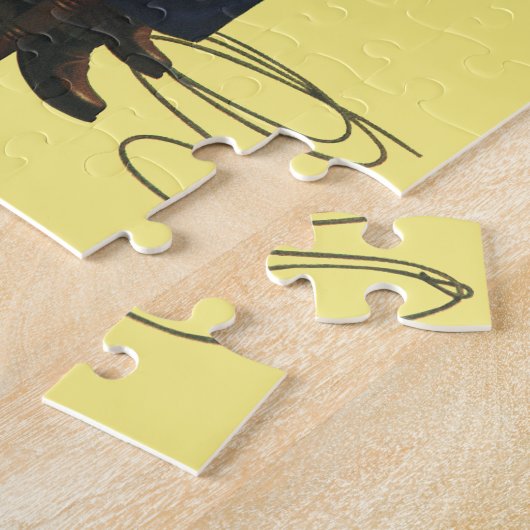  meisje die op Mirror lijkt. Ze is zo groot. Legpuzzel (Zijkant)