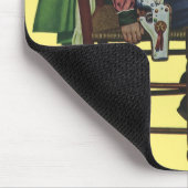 meisje die op Mirror lijkt. Ze is zo groot. Muismat (Hoek)