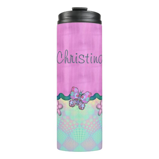 meisje ding thermosbeker (Voorkant)